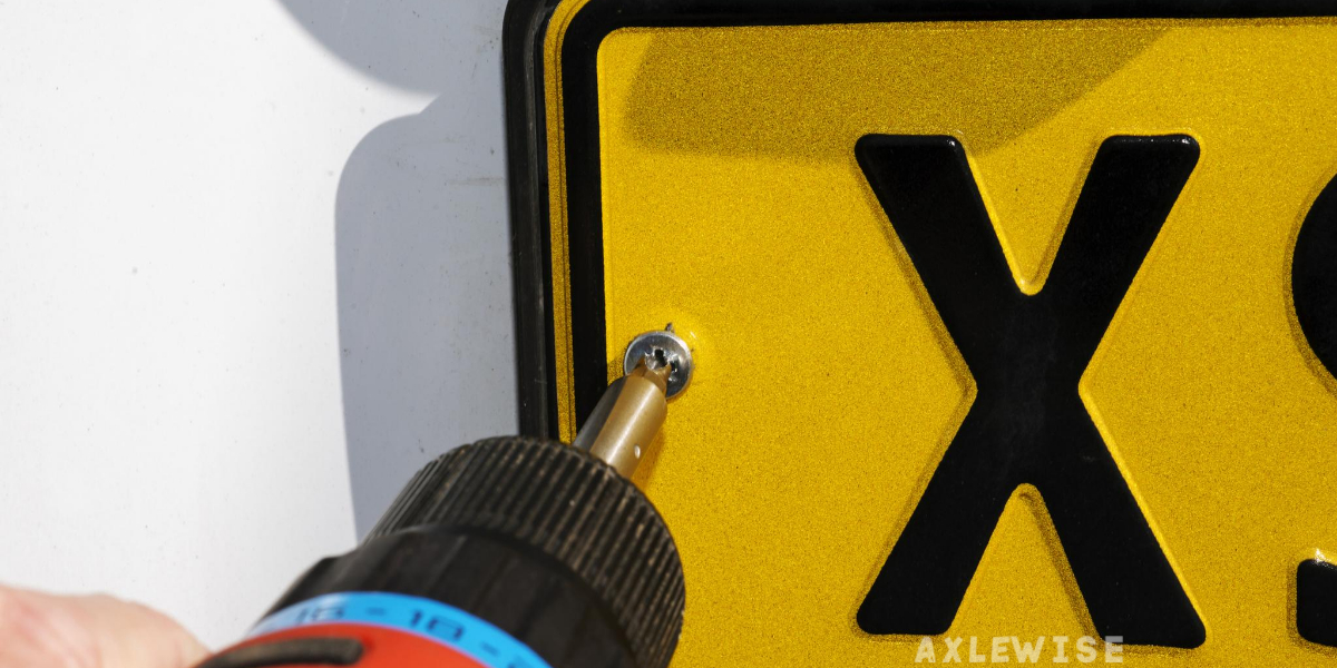 car tag screw size
