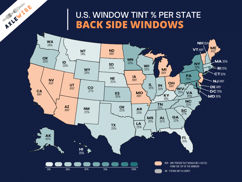 Choosing The Correct Legal Window Tint Percentage [By State]