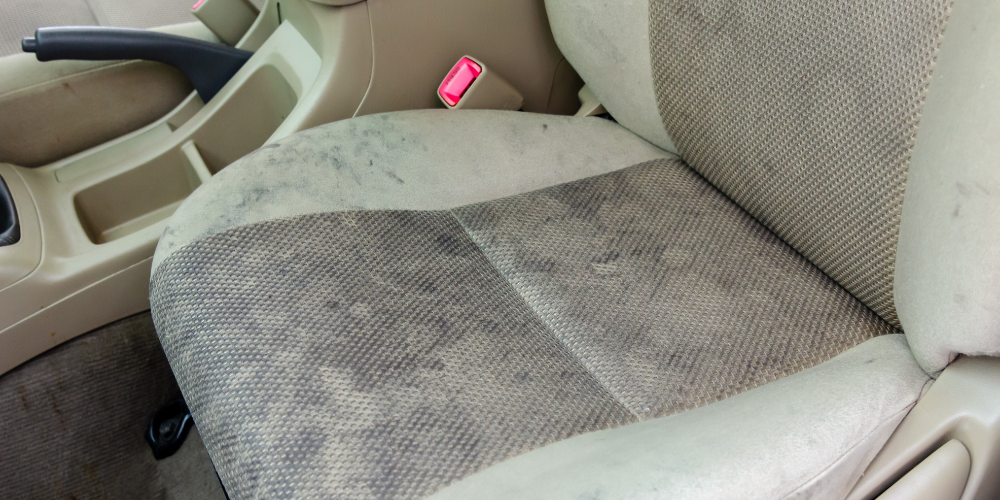 how to get stains out of tan cloth car seats