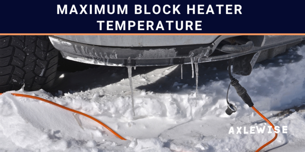 how warm does a block heater keep your engine
